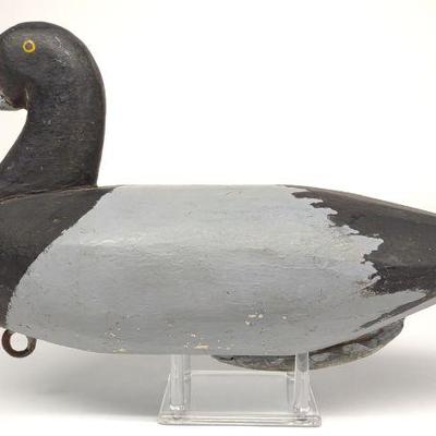 Vintage Upper Bay Bluebill Working Decoy