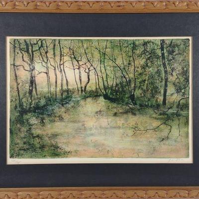 Bernard Gantner Signed Numbered Lithograph Art