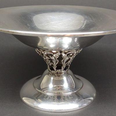 Sterling Silver Reticulated Compote