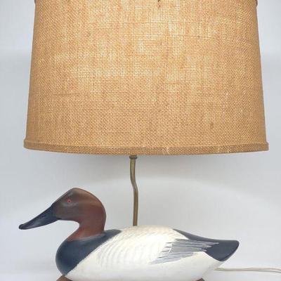 Madison Mitchell Canvasback Christmas Duck Lamp