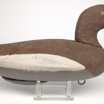 John Glenn Bluebill Hen Duck Decoy