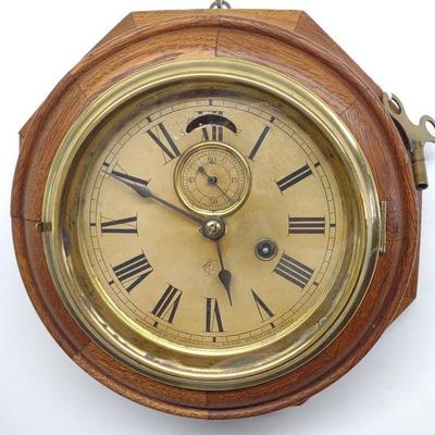 19th C. Ansonia One Day Lever Wall Clock