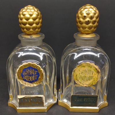 2 Jean Patou 1925 Amour Amour Perfume Bottles