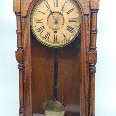 Queen Elizabeth Ansonia Wall Clock (Works)