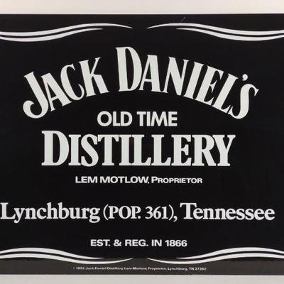 Double Sided Jack Daniel's Whiskey Sign