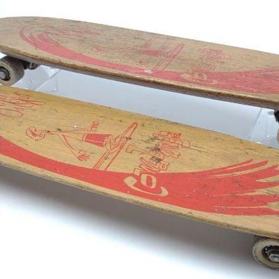 Two 1960s Nash Cowabunga Skateboards