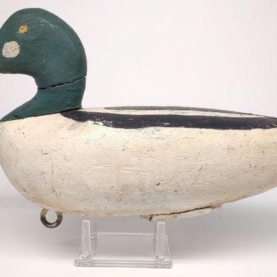 Early Hand Chopped Goldeneye Duck Decoy