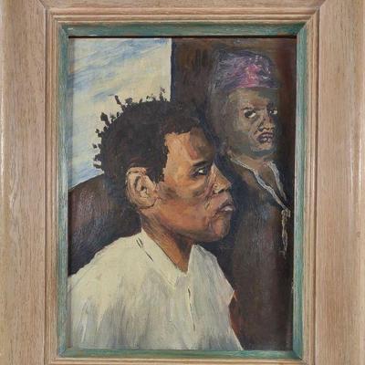Portrait Oil Painting on Board
