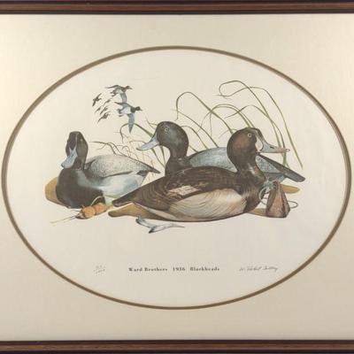 Robert Tolley Signed Ward Brothers Decoy Print