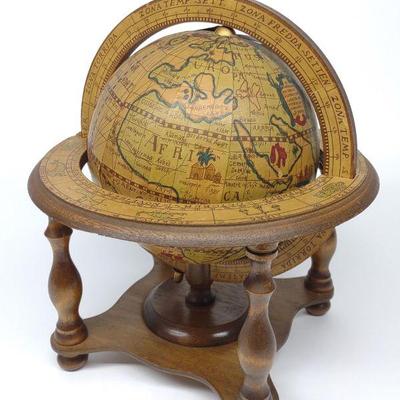 Old World Globe Italian Zodiac Desk Globe