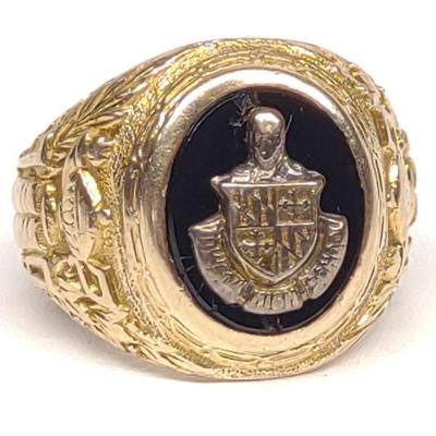 1941 10K Gold Class Ring (Towson, MD)