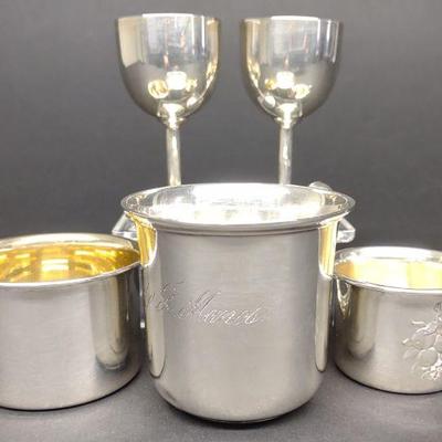 5 Sterling Silver Kiddush & Baby Cups