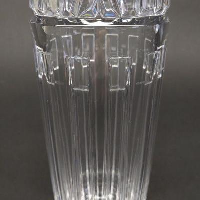 Tiffany & Co Atlas Crystal Vase 8"