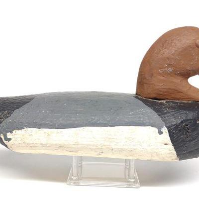 Folky Early Canvasback Duck Decoy