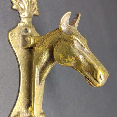 Brass Horse Head Door Knocker