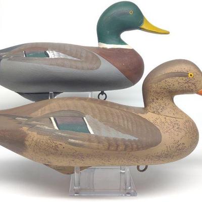 Pair of Madison Mitchell Mallard Duck Decoys