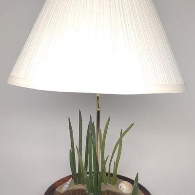 Blue Crab Mounted Table Lamp (Freeze Dried)