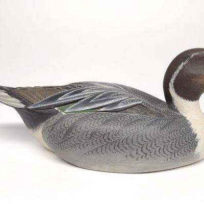Dan Brown Male Pintail Duck Decoy 1/3 sz