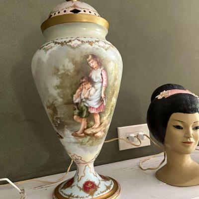 HUGE LIMOGE URN
