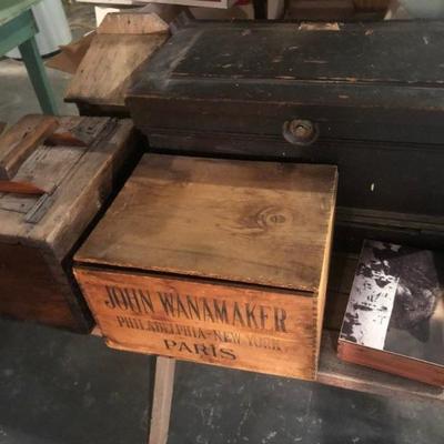 Wooden boxes