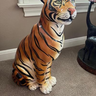 Ceramic tiger