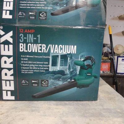 Ferrex 12-Amp 3-in-1 Blower/Vacuum #76531