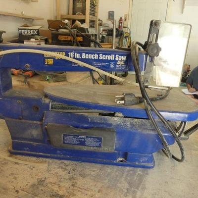 Benchtop Pro 16" Single Speed Scroll Saw #SS16