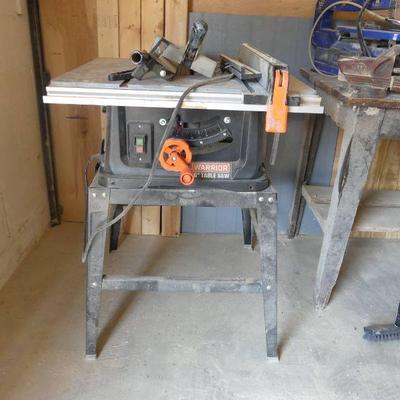 Warrior 10" 15-Amp Table Saw #57342