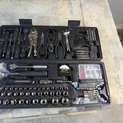 Pittsburgh 130-Piece Tool Set with Case