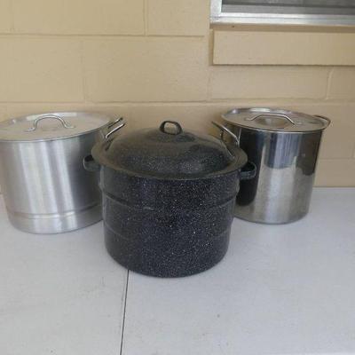 3 Canning/Stock Pots