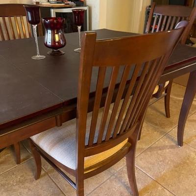 Chairs and dining table 