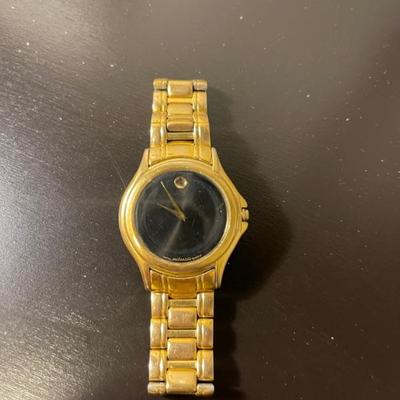 Movado Stainless SteelGold Tone Womens Watch