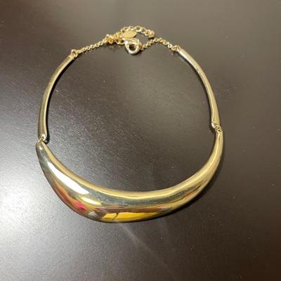 Chico's Shiny Gold Collar