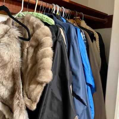 Clothing and fur coats 