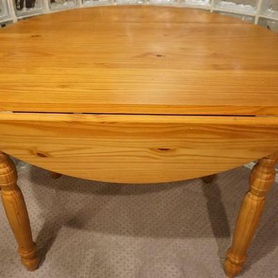 Round Kitchen Table Both side Fold Down