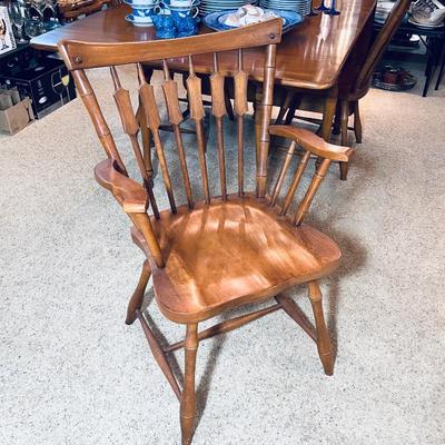 Pennsylvania House drop leaf dining table and chairs