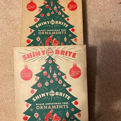 vintage Christmas ornaments