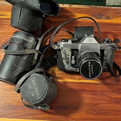 Pentax camera & lens