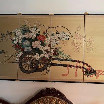 hanging silk screen 