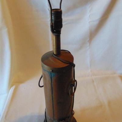 copper lamp