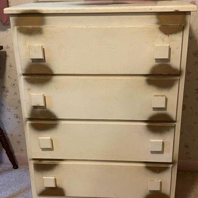 destressed chest of drawers