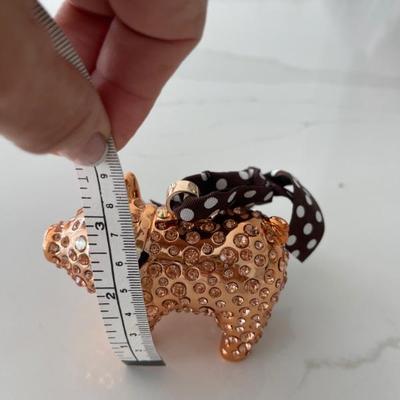 famous Henry Bendel pig with austrian crystals