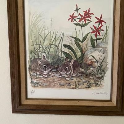 Wildlife print by Joan Henley, signed & numbered 248/1000