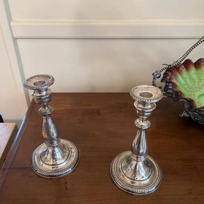 Sterling candlesticks