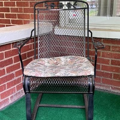 Wr iron â€œbouncerâ€ chair