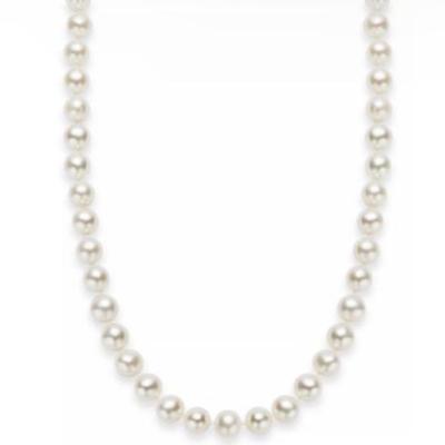 Sterling cultured Pearl necklace 18 inches