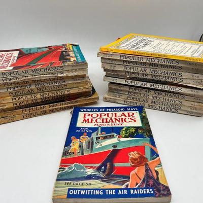 Vintage Popular Mechanics & National Geographic

