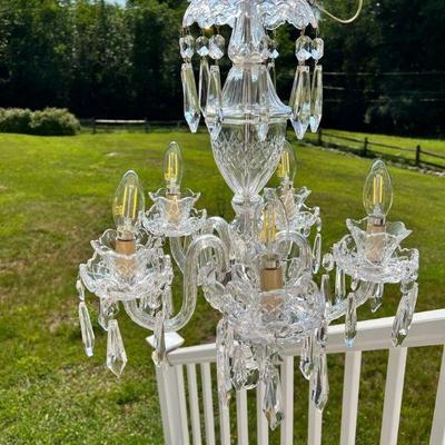 20th Century Waterford Crystal Avoca Five-Light Chandelier

