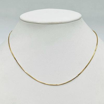 Elegant Italian 14K Gold Necklace
