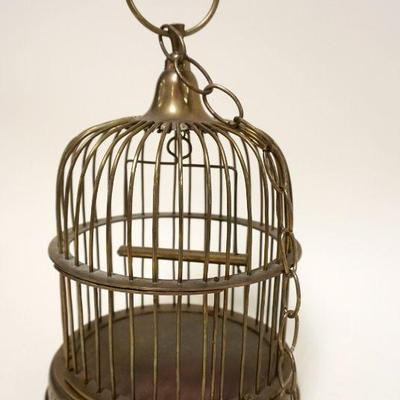1140	BRASS BIRD CAGE, APPROXIMATELY 13 IN HIGH
